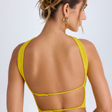 Choker-Detail Bandeau Top Võilill