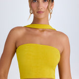 Choker-Detail Bandeau Top Võilill