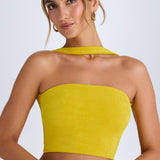 Choker-Detail Bandeau Top Võilill