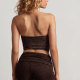 Hardware-Detail Bandeau Crop Top tumesuhkrus