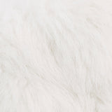 Valge faux karusnaha kolmnurkne bralette
