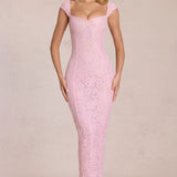 Südamlik Maxi Kleid Blossom Roosas