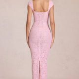 Südamlik Maxi Kleid Blossom Roosas