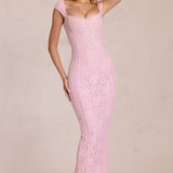 Südamlik Maxi Kleid Blossom Roosas