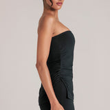 Bandeau Longline Top mustas