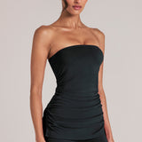 Bandeau Longline Top mustas