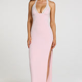 Modal Lace-Trim Maxi Kleit Beebiroosas