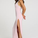 Modal Lace-Trim Maxi Kleit Beebiroosas