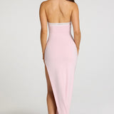 Modal Lace-Trim Maxi Kleit Beebiroosas