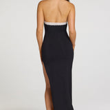 Must Modal Lõhikuga Maxi Kleid