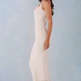 Ivohvi Modal Lace-Trim Midaxi Kleid