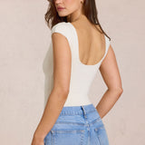 Ivory värvi modal bodysuit