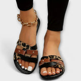 Leopardi Ristirihmade Sandaal