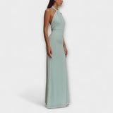 Lagoon - Slinky Halter Maxi Kleit