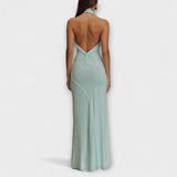 Lagoon - Slinky Halter Maxi Kleit