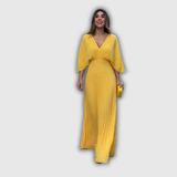 Serelina | Pleeditud Elegants Maxi Kleid
