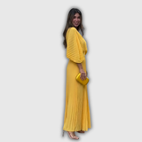 Serelina | Pleeditud Elegants Maxi Kleid