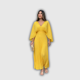Serelina | Pleeditud Elegants Maxi Kleid