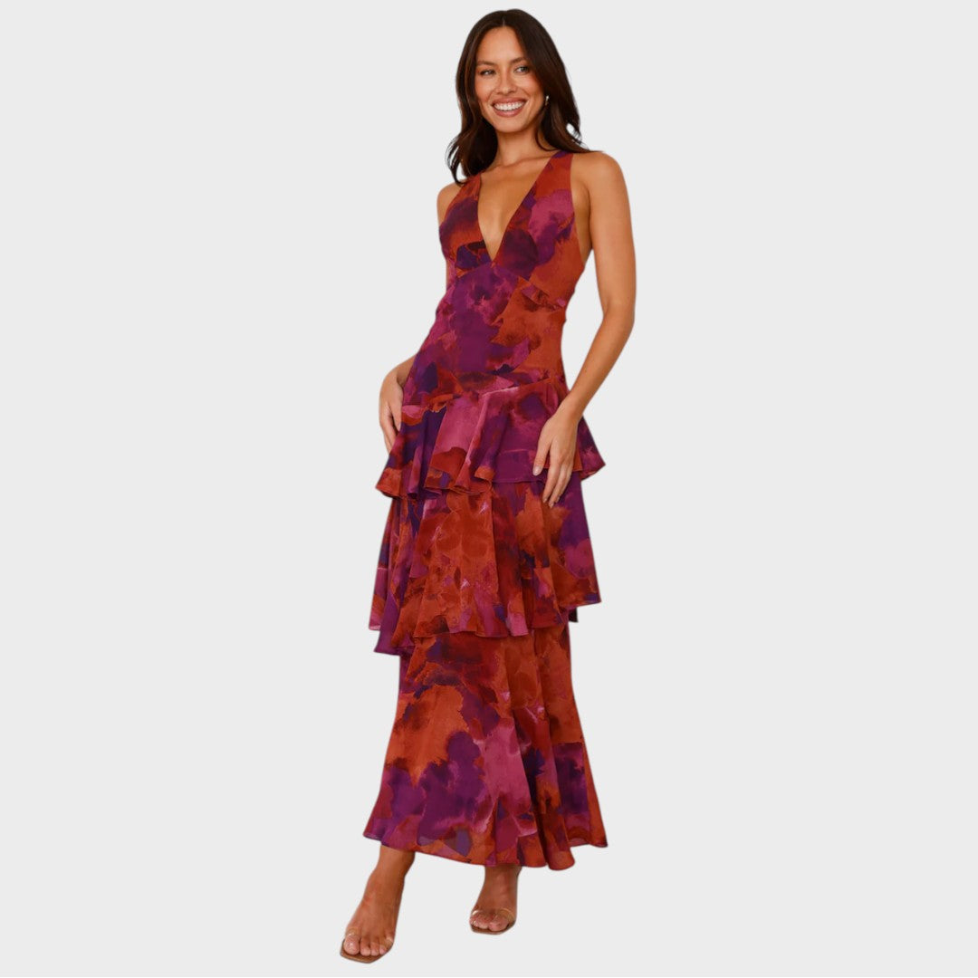 Lena | Elegantne Maxi Kleit Lihtsa Suve Stiliseerimise jaoks