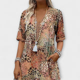 Maja - Lilleline Kleid