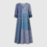 Ava™ | Retro Linane Kleit