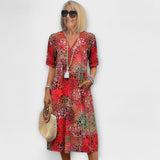 Maja - Lilleline Kleid