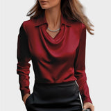 Elin | Elegantne satiinbluus