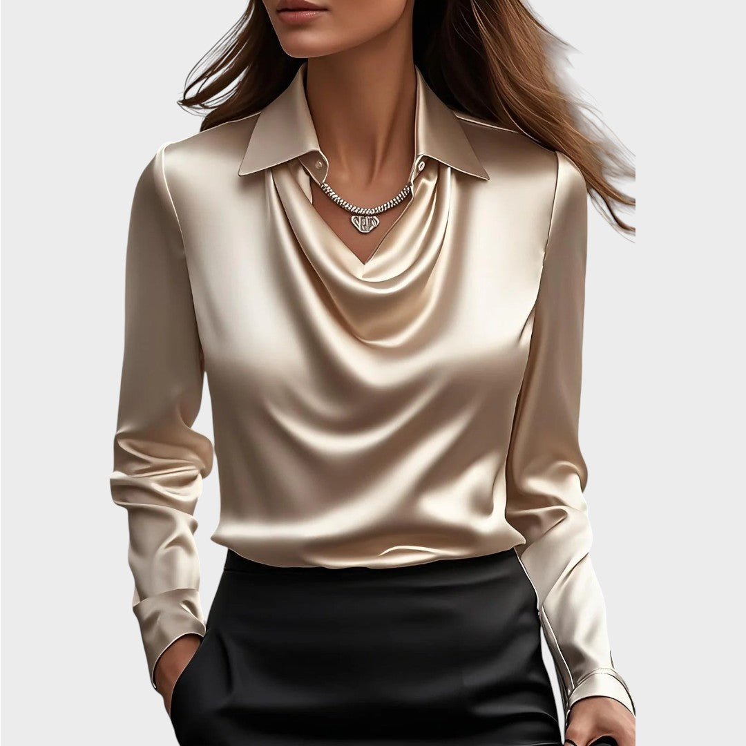 Elin | Elegantne satiinbluus