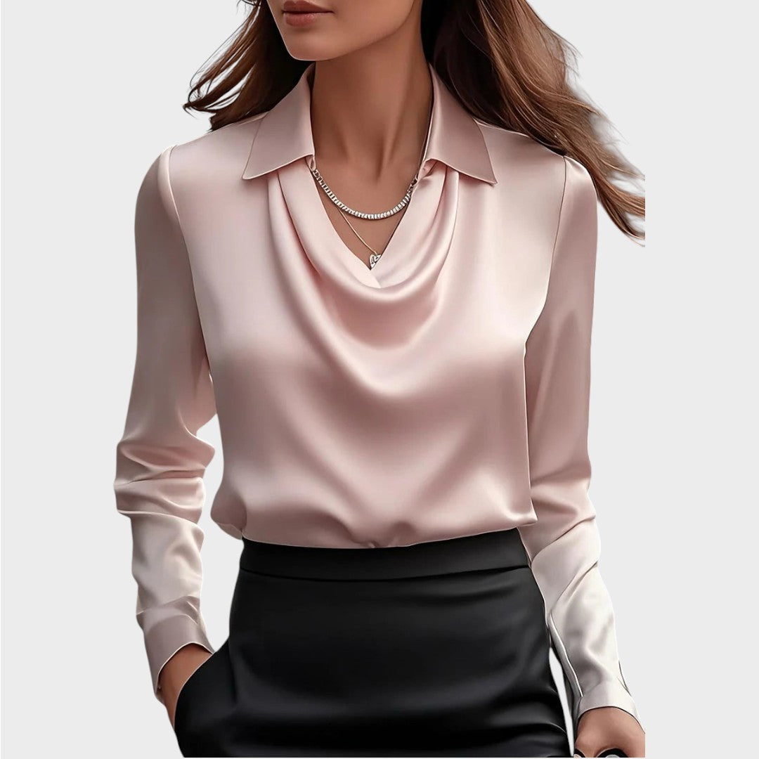 Elin | Elegantne satiinbluus