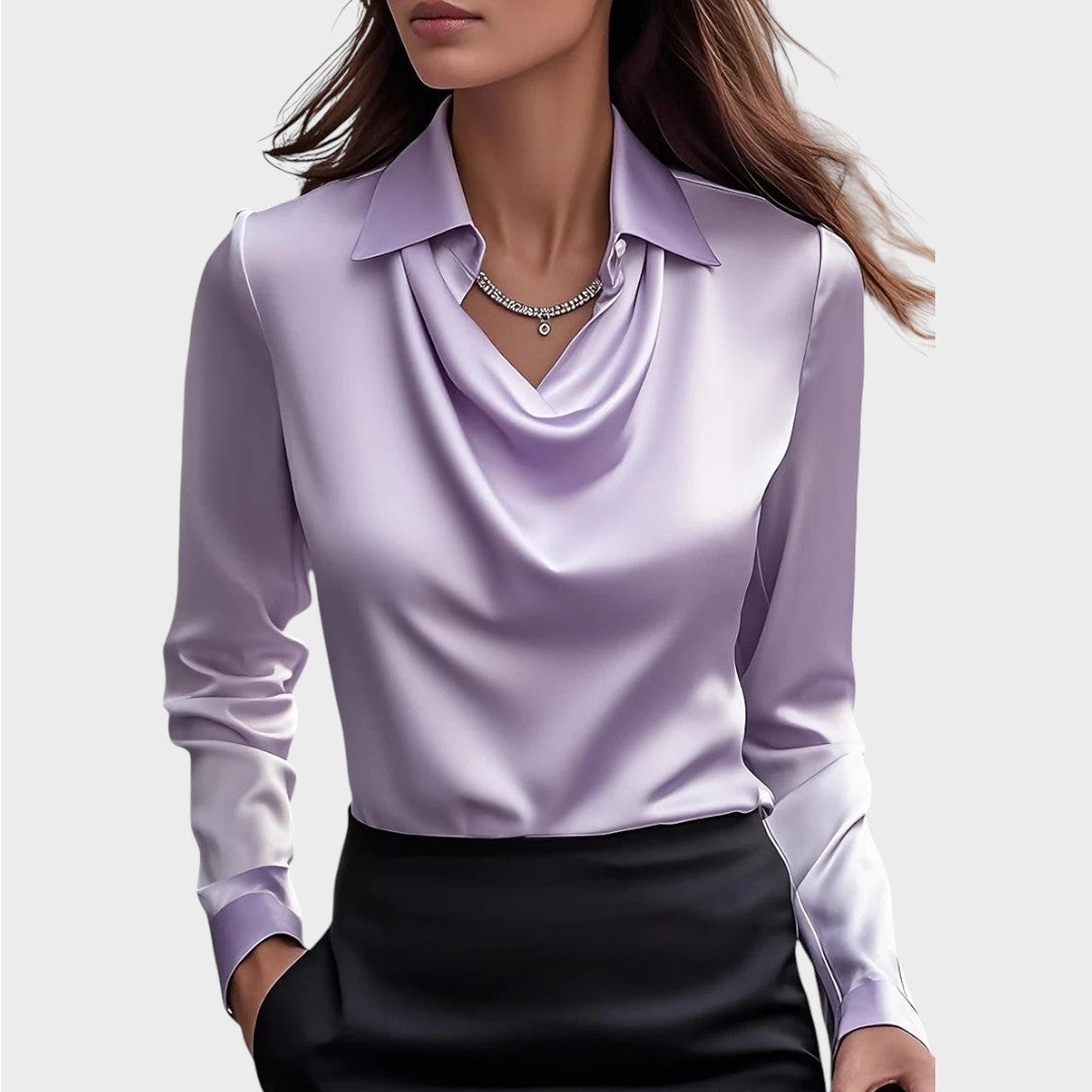 Elin | Elegantne satiinbluus