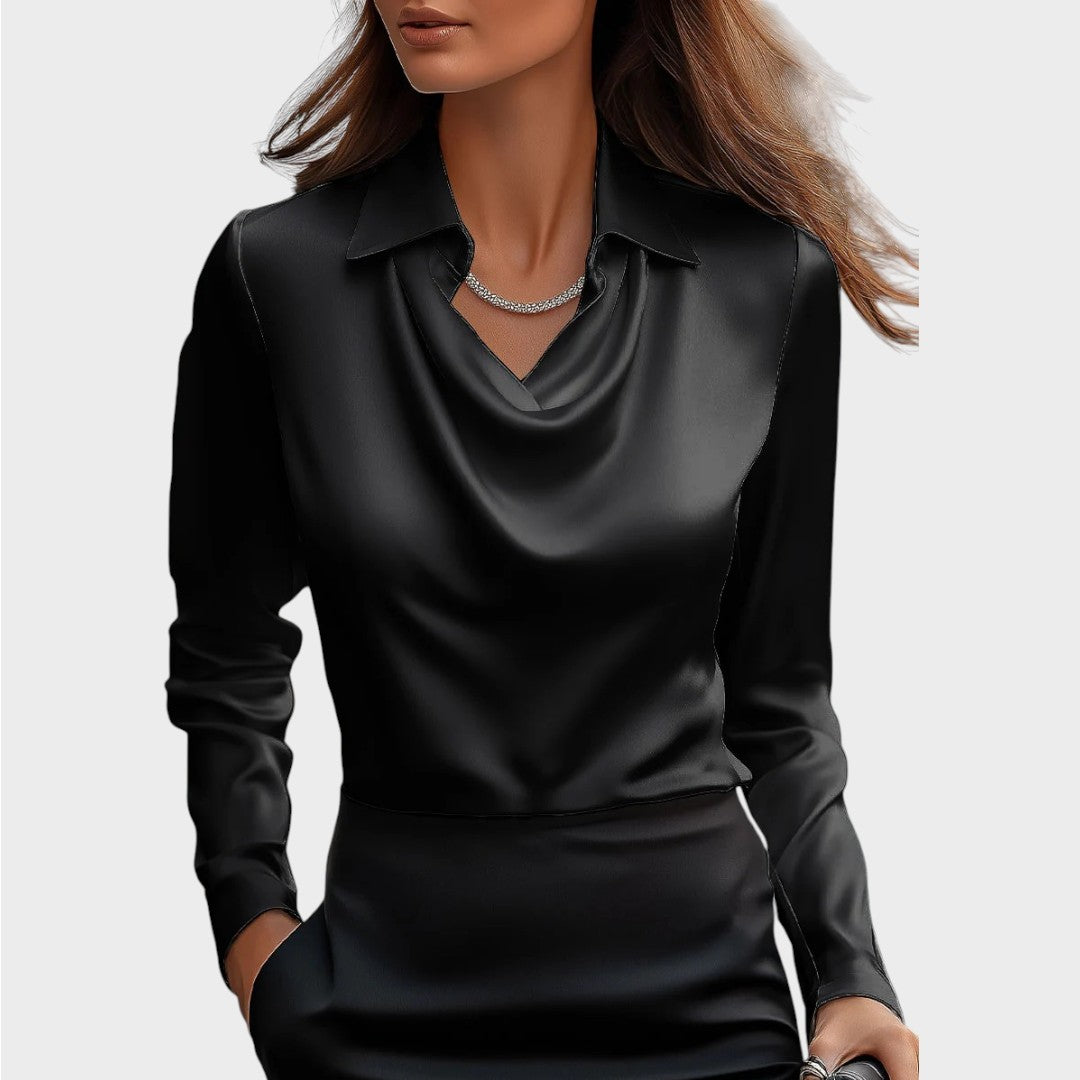 Elin | Elegantne satiinbluus