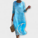 Miranda - Stiilne lilleline maxi kleit