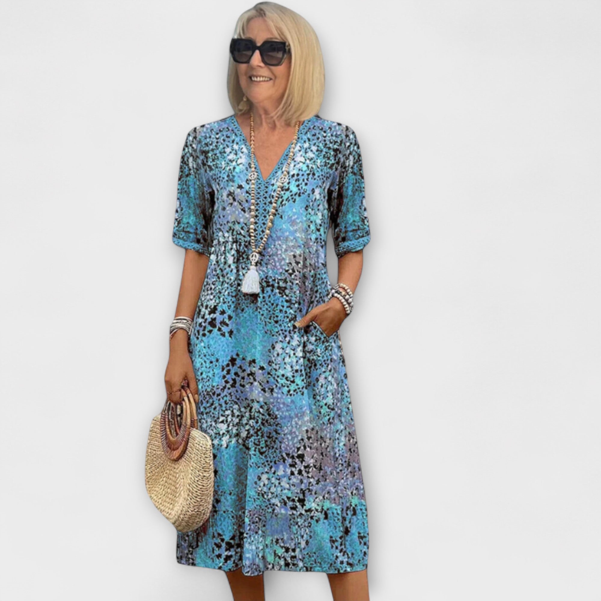 Maja - Lilleline Kleid
