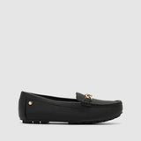 Banksi Lame Loafers