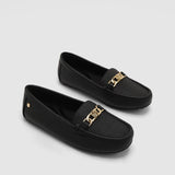 Banksi Lame Loafers