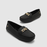 Banksi Lame Loafers