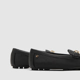 Banksi Lame Loafers