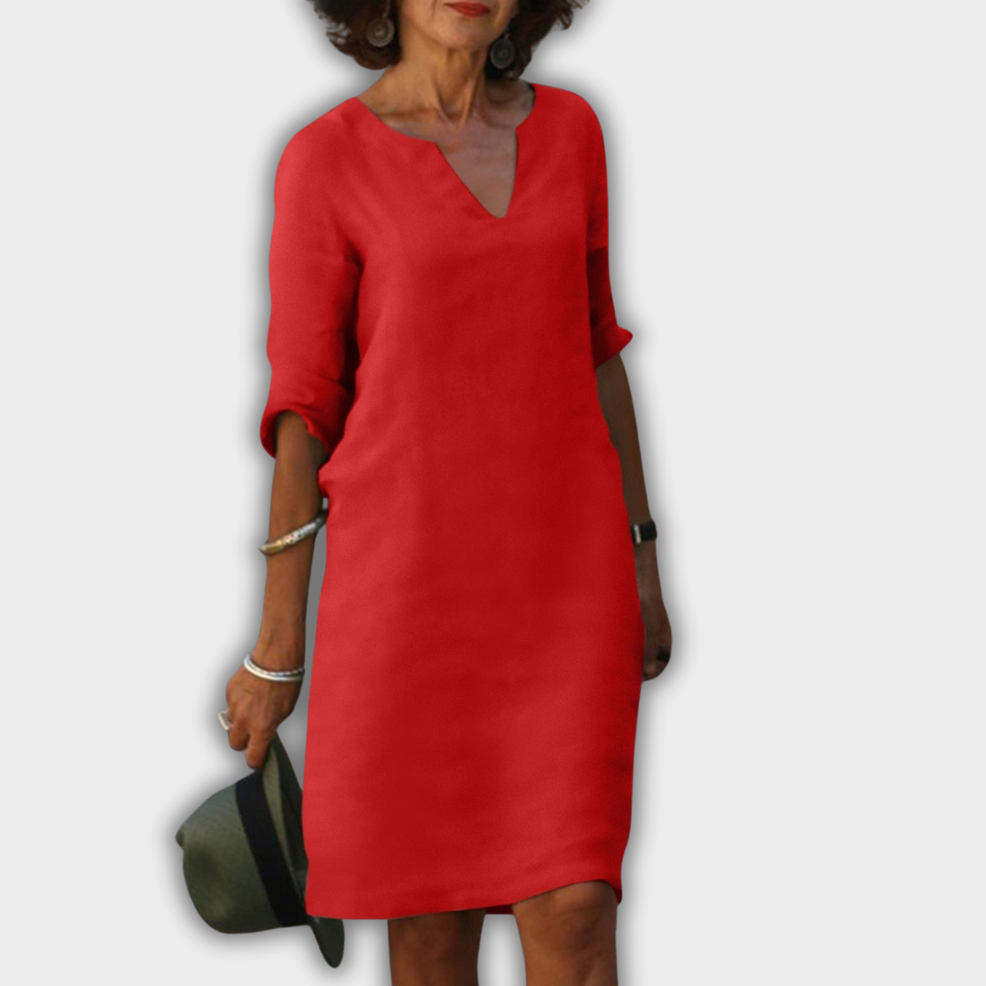 Lyns - kleit V-kaelusega