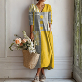 Emma™ | Lihtne lina kleit