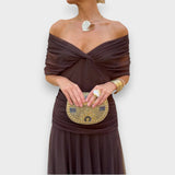 Malia | Elegantne Kleid V-kaelusega