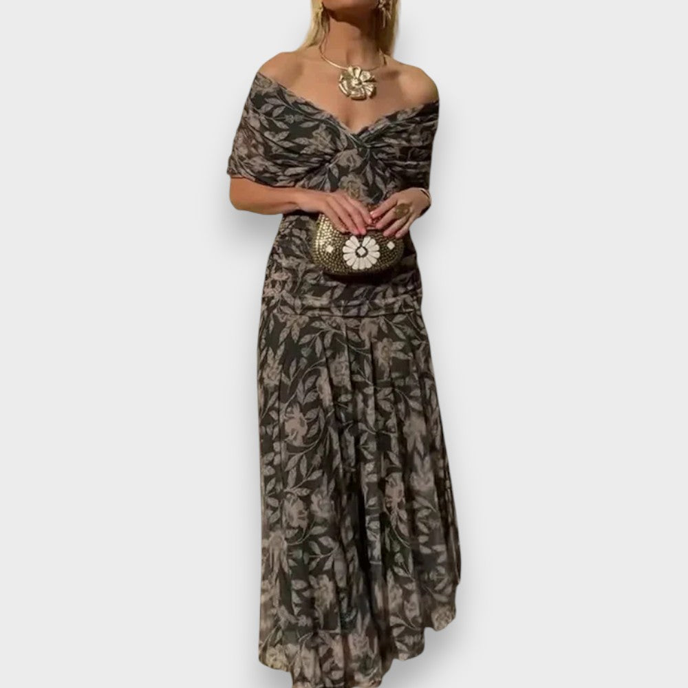 Malia | Elegantne Kleid V-kaelusega