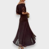 Malia | Elegantne Kleid V-kaelusega