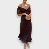 Malia | Elegantne Kleid V-kaelusega