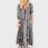 Vivi - Lässig'i boho linane maksikleit