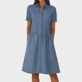 Isabella | Igapäevane Denim Kleit