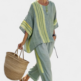Lorena - Boho lina ja bambusest komplekt