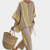 Lorena - Boho lina ja bambusest komplekt