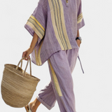 Lorena - Boho lina ja bambusest komplekt
