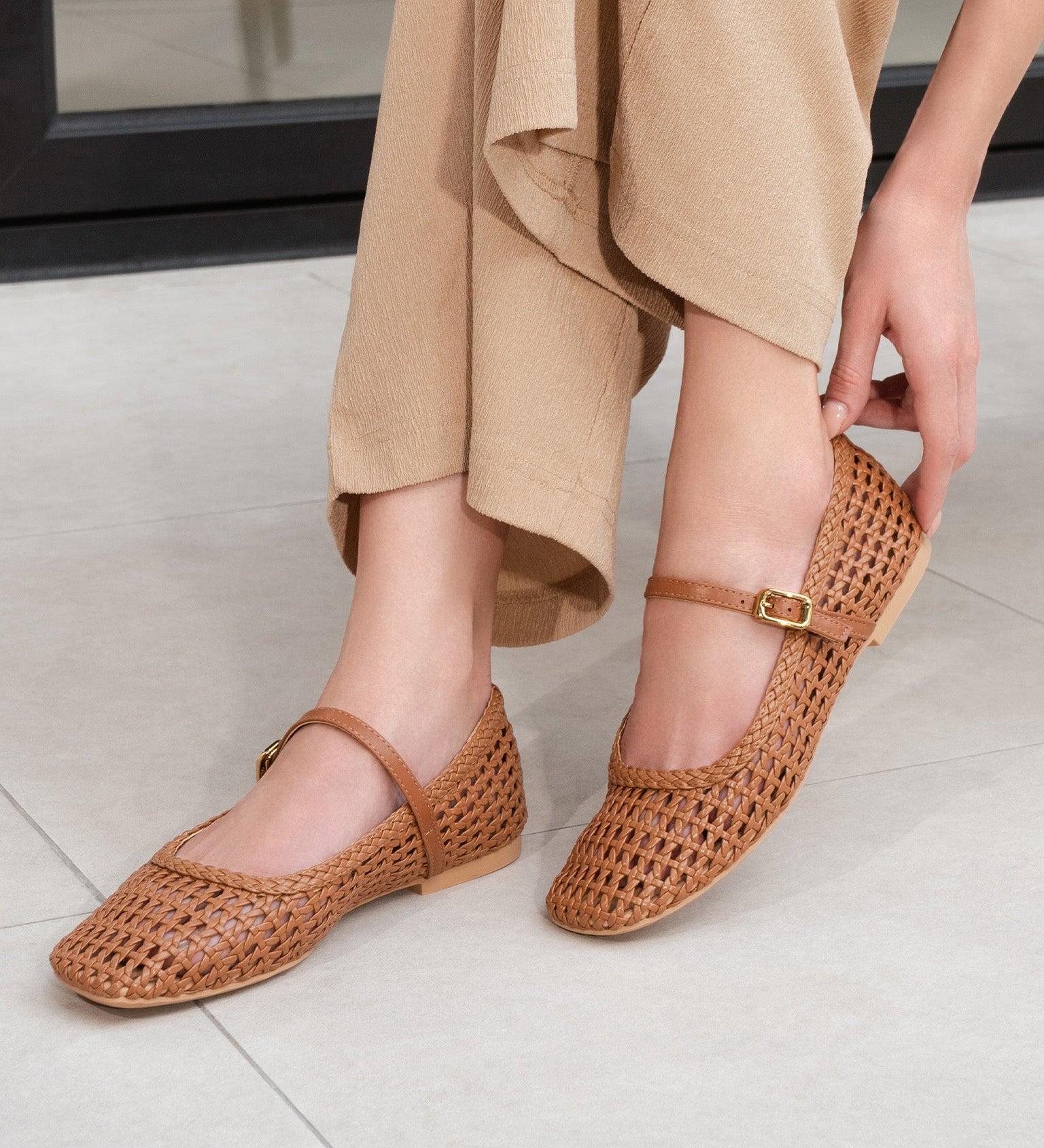 Rake Flat Mary Janes