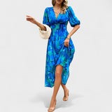 Clara - Elegantne Midi Lilleline Kleit